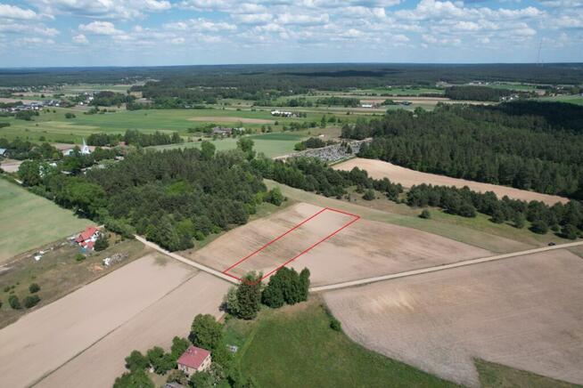 Działka z możliwością zabudowy zagrodowej w Pogorzałkach.