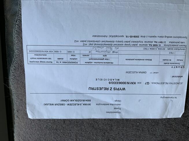 Dzialka budowlana w Budzislawiu Gornym 4700 m2