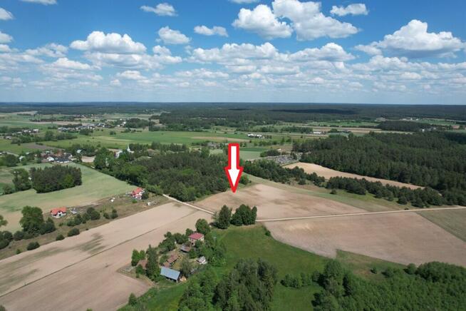 Działka z możliwością zabudowy zagrodowej w Pogorzałkach.