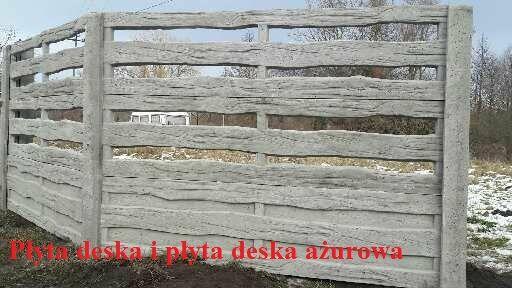 Płot z płyt betonowych / ogrodzenie betonowe / tanio