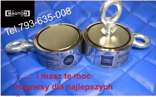 Magnes neodymowy do poszukiwań w wodzie F300 x2M10 POWER