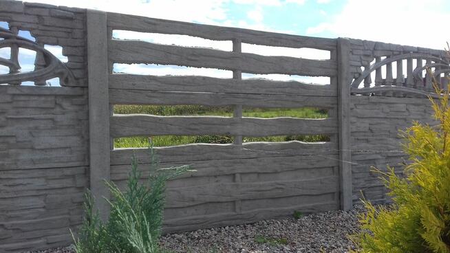 Ogrodzenie panelowe BETONOWE / płot betonowy z płyt