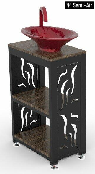 Stelaż konsola umywalkę wiszący stojący stojak rama wieszak