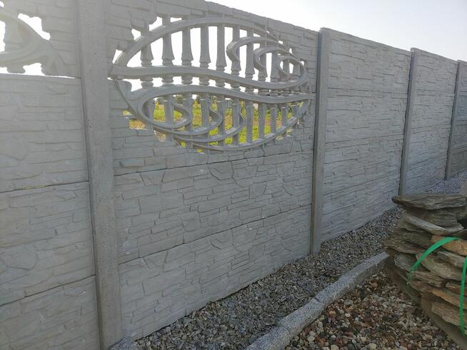 Płot z płyt betonowych / ogrodzenie betonowe / tanio