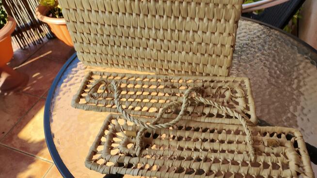 Koszyk bambusowy - jako ozdoba lub do przechowywania itp