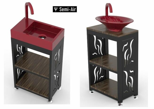 Stelaż konsola umywalkę wiszący stojący stojak rama wieszak