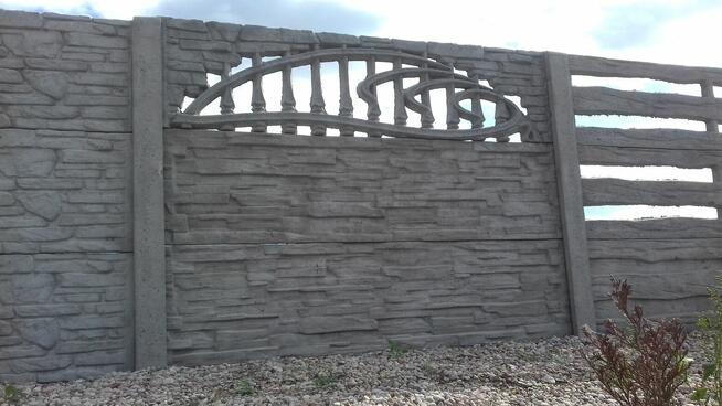 Ogrodzenie panelowe BETONOWE / płot betonowy z płyt