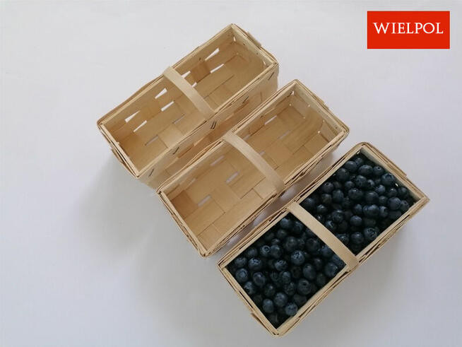 Opakowania do borówek / Łubianki 0.5 kg