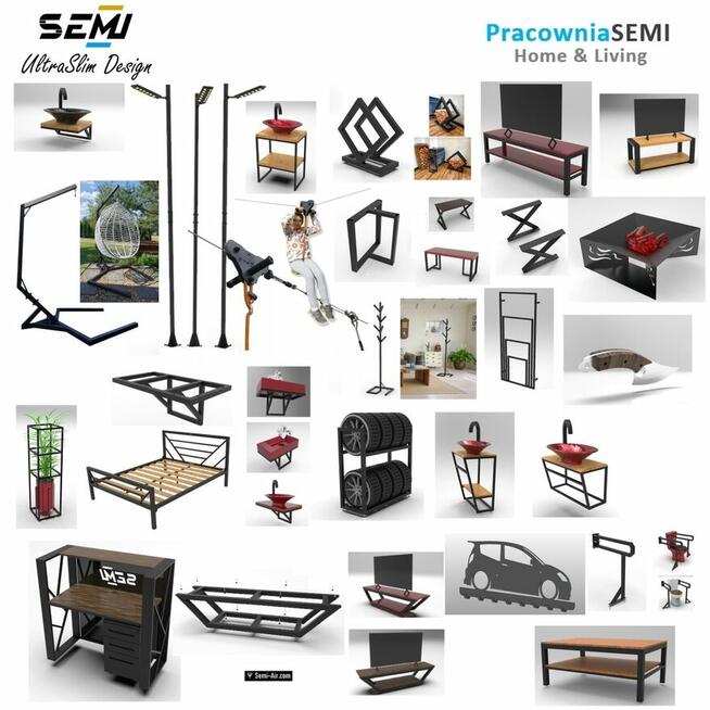 Stelaż konsola umywalkę wiszący stojący stojak rama wieszak