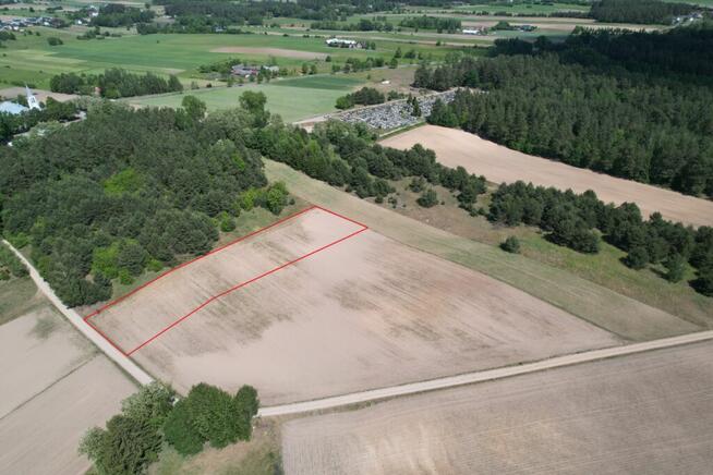 Działka z możliwością zabudowy zagrodowej w Pogorzałkach.