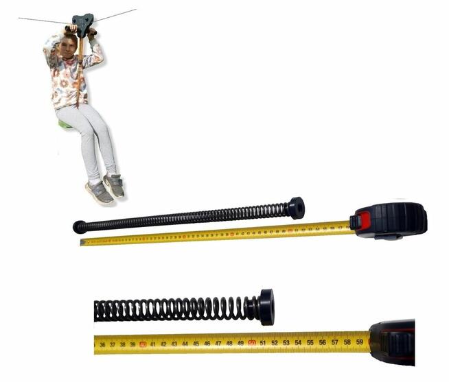 Zderzak tyrolki blokada hamulec 52cm tyrolka zatrzymanie lon