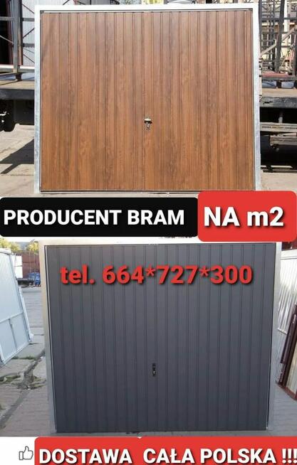 BRAMA garażowa uchylna Bramy rozwiene na m2 TANIO i SZYBKO !