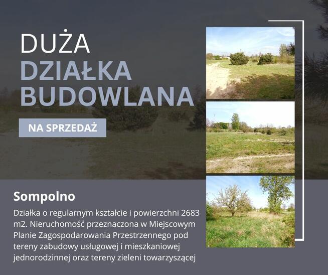 Sompolno – Duża Działka Budowlana