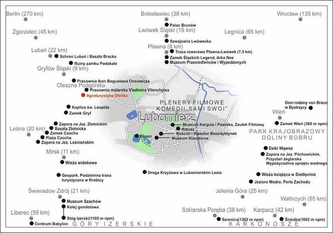 Agroturystyka Oleńka ok.Gryfów Śląski i Lubomierz