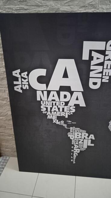 Obraz mapa 150 x 113 cm canvas