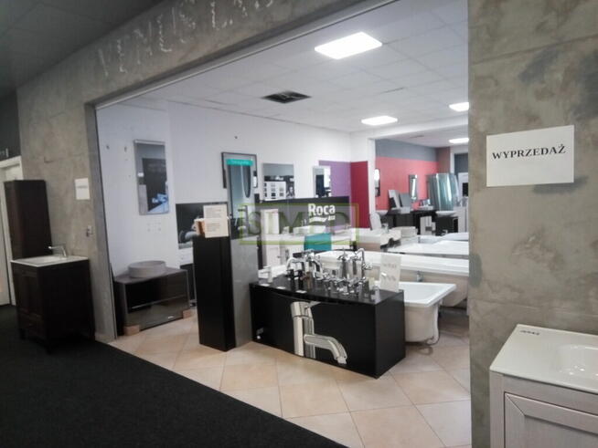 Showroom meble, wyposażenie wnętrz, parking