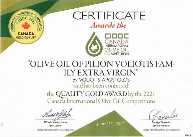 Nagradzana | GRECKA | Oliwa z Oliwek | Świeży zbiór | Extra