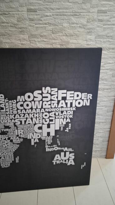 Obraz mapa 150 x 113 cm canvas
