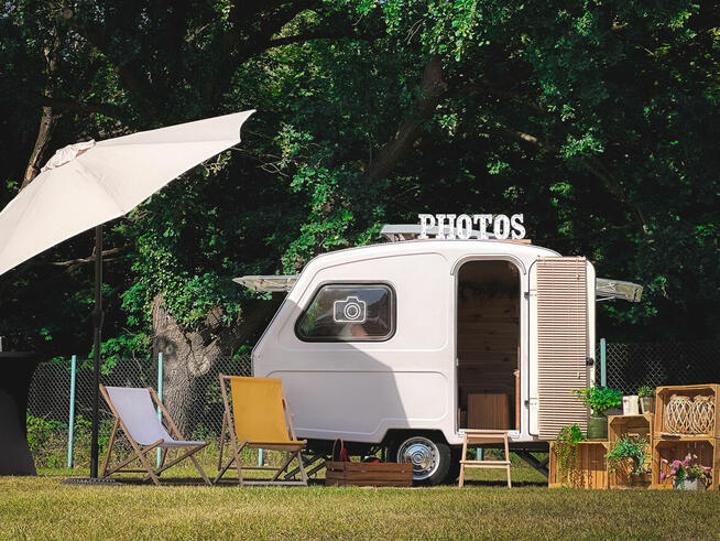 WOLNE TERMINY 2024 Fotobudka Mobilna Fotoprzyczepa Napis Lov