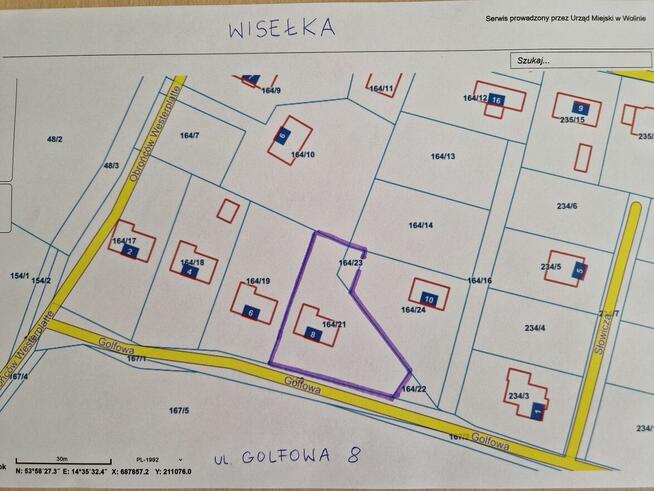 Wisełka. Dom nad morzem, na skraju Wolińskiego Parku Narod.