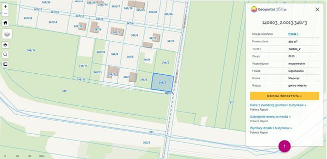 Sprzedam działkę z możliwością budowy oraz udział w drodze