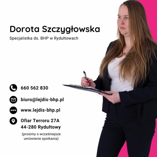 Szkolenie BHP Rydułtowy - Lejdis BHP