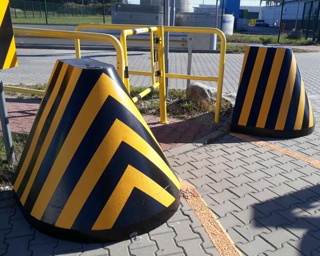 Odbojnice, zabezpieczenia dystrybutorów, narożników budynków