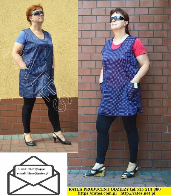 Fartuchy stylonowe Rates.pl Produkcja-Sprzedaż Siedlce