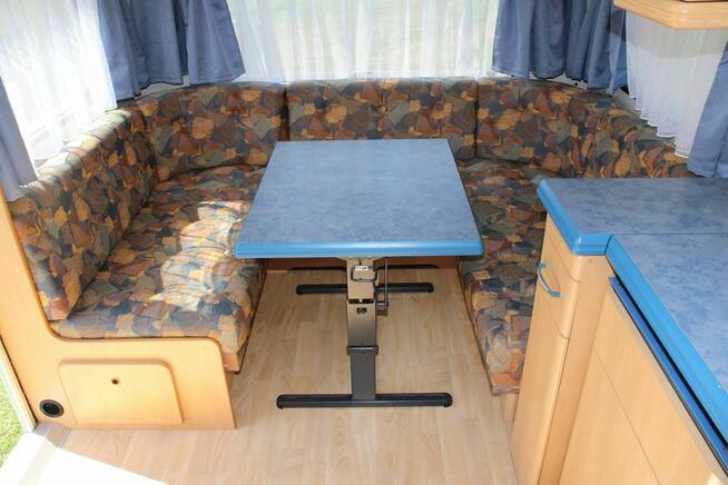 Przyczepa kempingowa HOBBY DE LUXE 495 - BAGAŻNIK NA ROWERY!!!