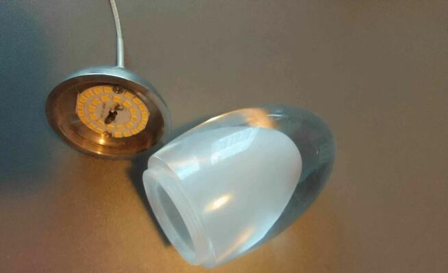 Lampa wisząca 3 x LED 18W Chrom INOX Nowy design