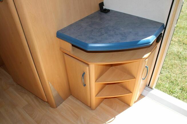 Przyczepa kempingowa HOBBY DE LUXE 495 - BAGAŻNIK NA ROWERY!!!