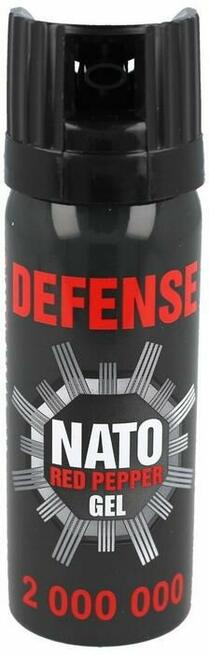 Gaz Pieprzowy W ŻELU DO SAMOOBRONY NATO 50 ML - 2 SZTUKI