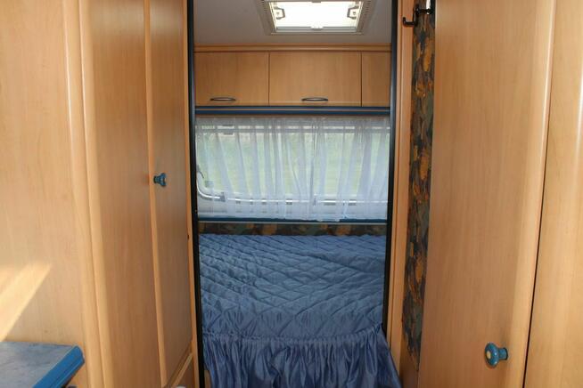 Przyczepa kempingowa HOBBY DE LUXE 495 - BAGAŻNIK NA ROWERY!!!