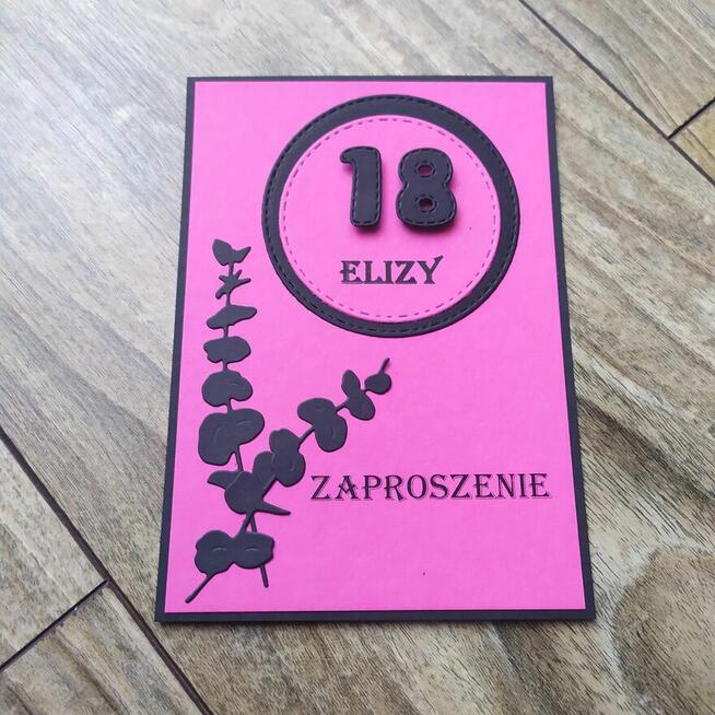 Zaproszenia na 18-ste urodziny