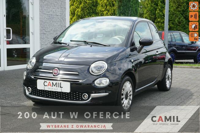 Fiat 500 1.2 Benzyna 69KM, Automat, Klima, rok gwarancji w cenie,