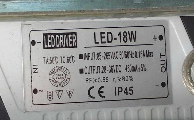 Lampa wisząca 3 x LED 18W Chrom INOX Nowy design