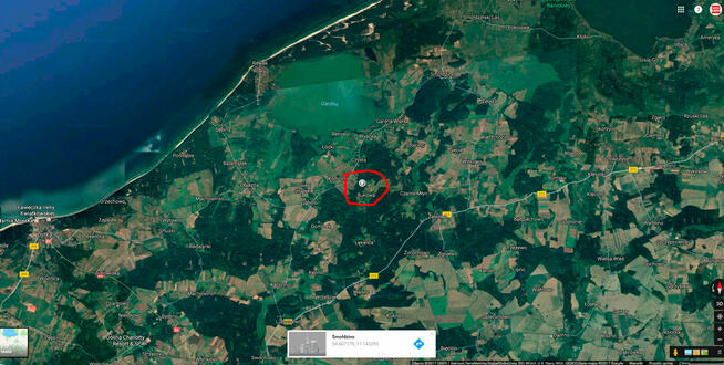 Działki budowlane nad morzem Bukowa Smołdzino 3011 m