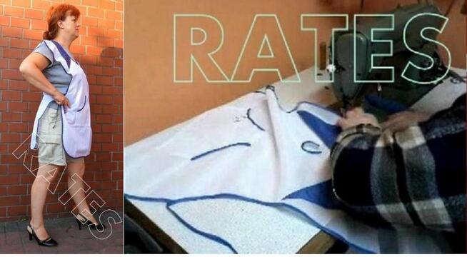 Fartuchy stylonowe Rates.pl Produkcja-Sprzedaż Siedlce