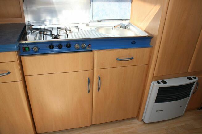 Przyczepa kempingowa HOBBY DE LUXE 495 - BAGAŻNIK NA ROWERY!!!