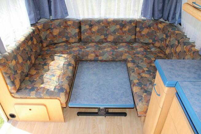 Przyczepa kempingowa HOBBY DE LUXE 495 - BAGAŻNIK NA ROWERY!!!