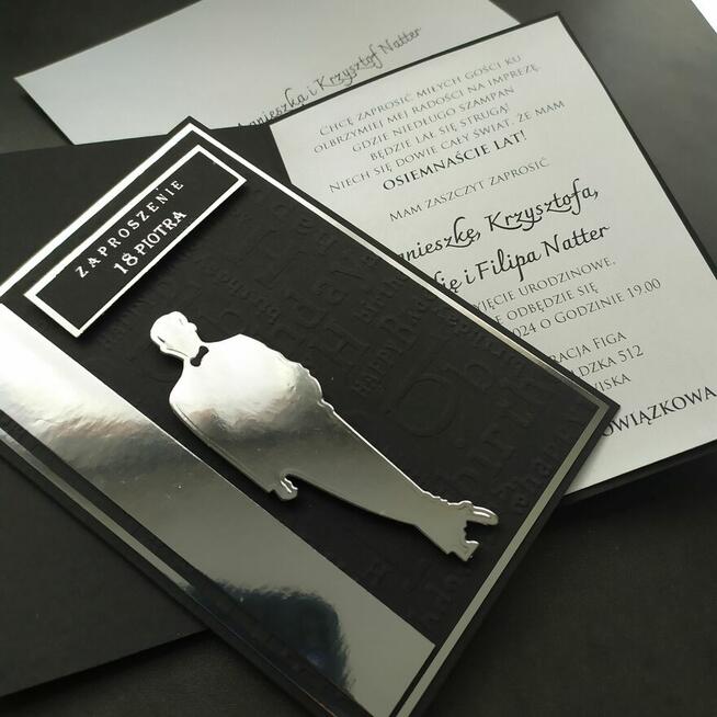 Zaproszenia na 18-ste urodziny