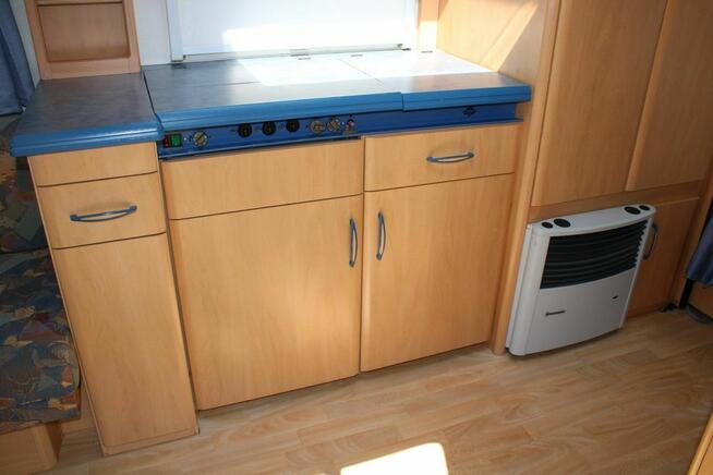 Przyczepa kempingowa HOBBY DE LUXE 495 - BAGAŻNIK NA ROWERY!!!