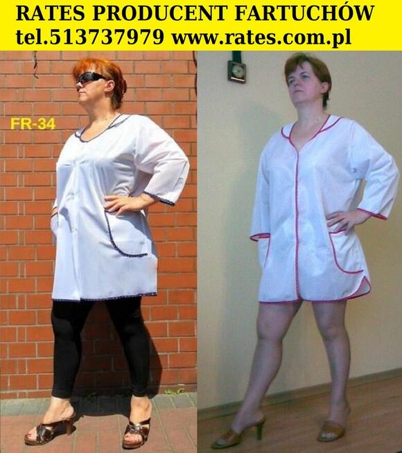Fartuchy damskie Producent rates.pl