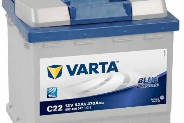 Akumulator 52Ah 470A EN VARTA Blue Dynamic C22