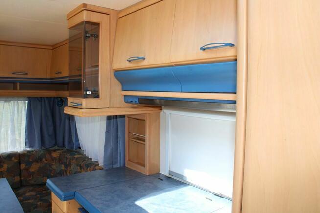 Przyczepa kempingowa HOBBY DE LUXE 495 - BAGAŻNIK NA ROWERY!!!