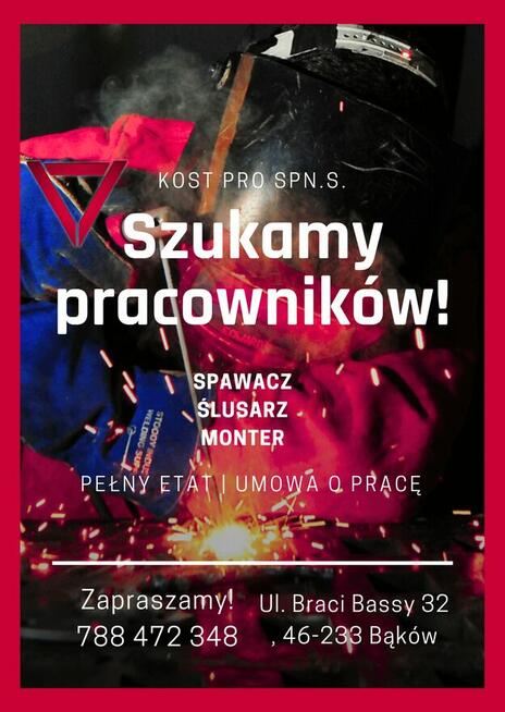 DAM PRACĘ PRACOWNIK FIZYCZYNY SPAWACZ