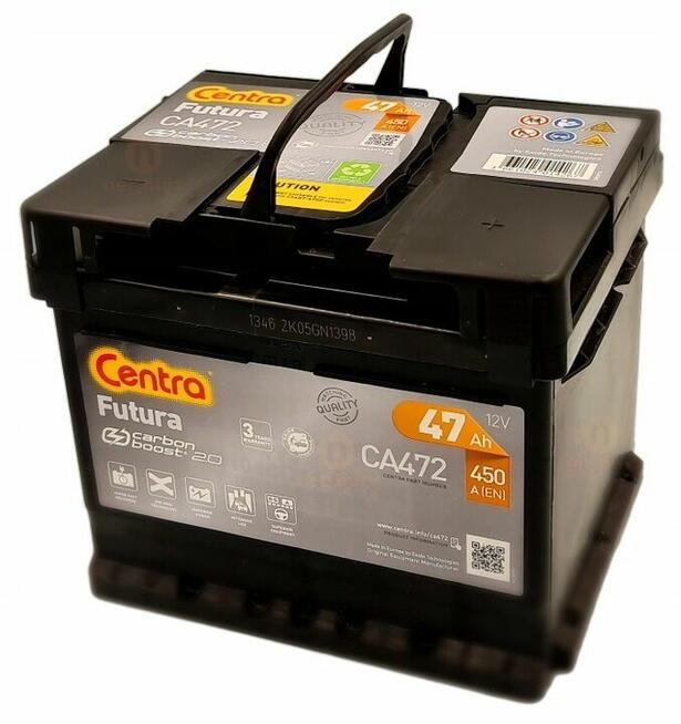 Akumulator Centra FUTURA 47Ah 450A EN PRAWY PLUS