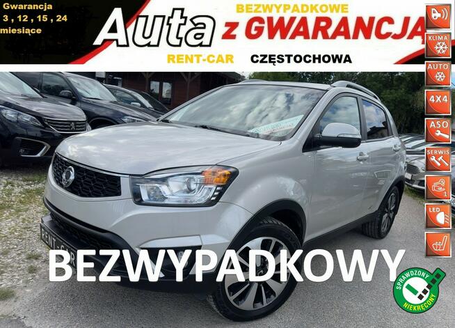 SsangYong Korando 2.0DT*150PS OPŁACONY Bezwypadkowy 4x4*AWD-LOCK*Klima Serwis GWARANCJ24