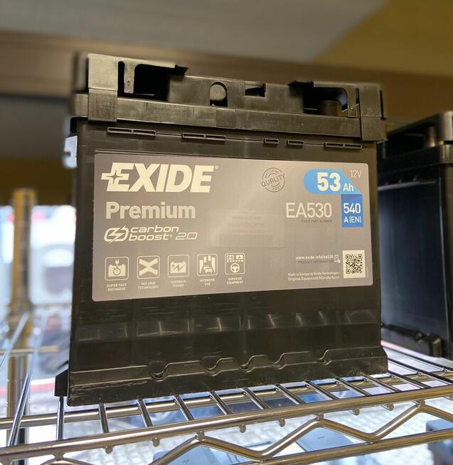 Akumulator Exide Premium 53Ah 540A EA530 P+ - DARMOWY DOWÓZ