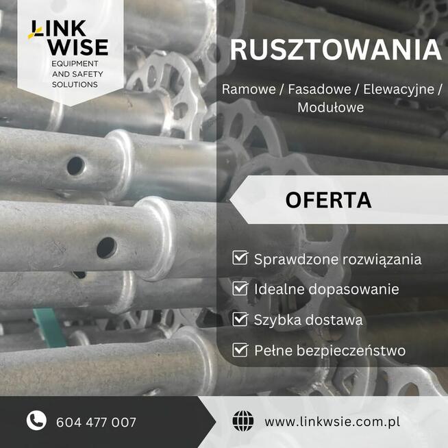 Rusztowania modułowe - 98m2; U-podest